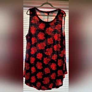 WOMENS PLUS SIZE SLEEVELESS TOP